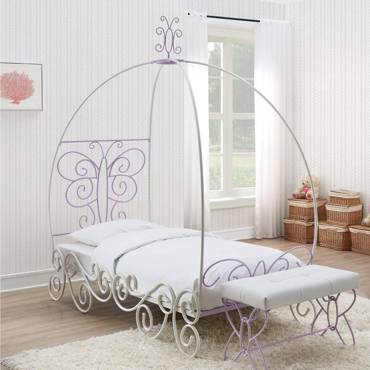 30535F Priya Ii Full Bed with Canopy