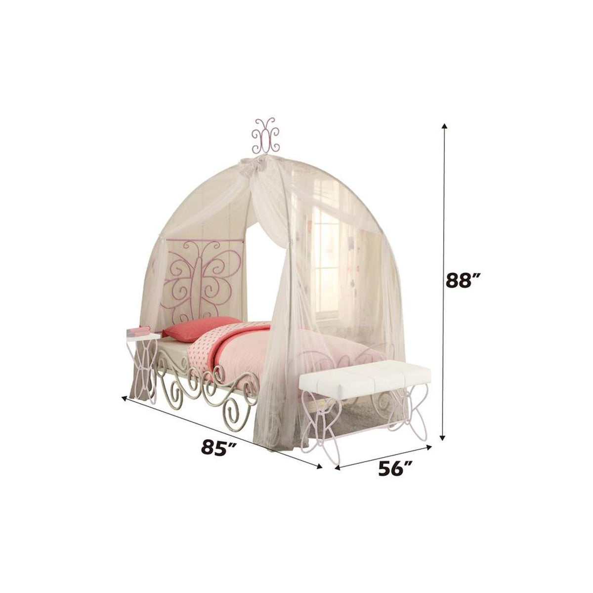 30535F Priya Ii Full Bed with Canopy