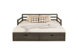 305706 Sorrento 2-drawer Twin XL Daybed with Extension Trundle Grey