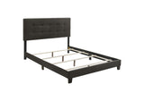 Mapes Upholstered Full Panel Bed Charcoal