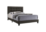 305746F Mapes Upholstered Full Panel Bed Charcoal