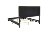 305746KE Mapes Upholstered Eastern King Panel Bed Charcoal