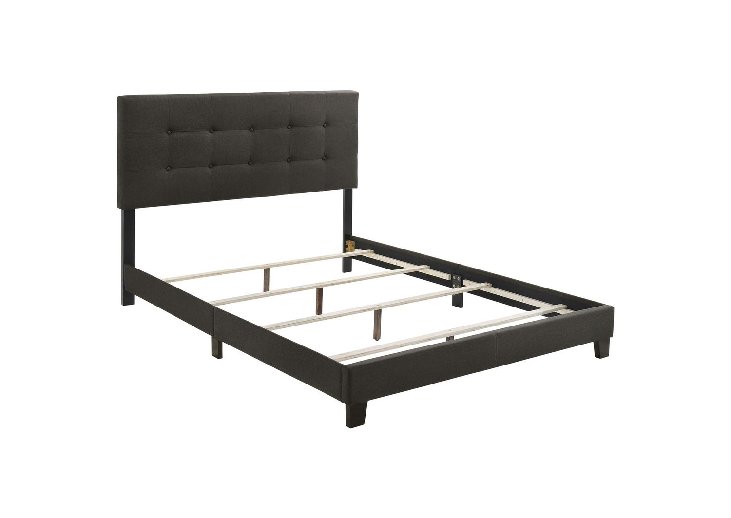Mapes Upholstered Queen Panel Bed Charcoal