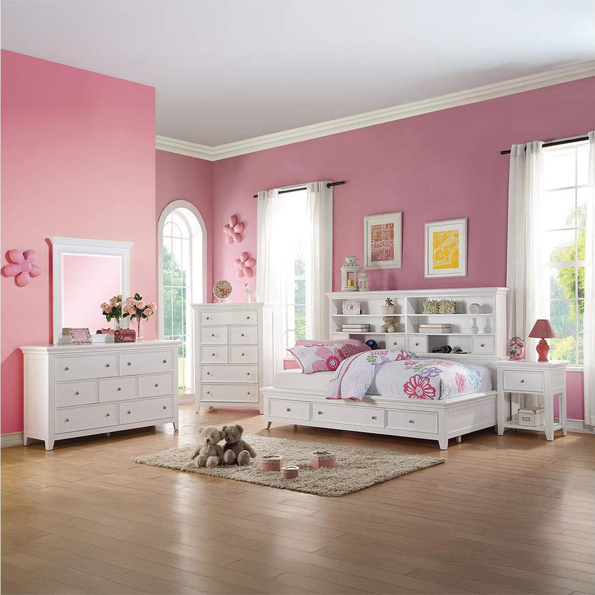 30590T Lacey Daybed with Storage - Twin