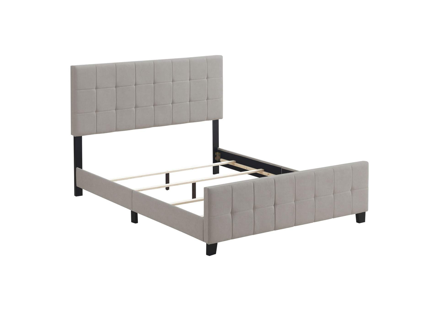 Fairfield Upholstered Queen Panel Bed Beige