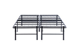 305957F Mabel Metal Full Mattress Support Platform Bed Black