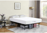 305957Q Mabel Metal Queen Mattress Support Platform Bed Black
