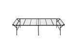 305957T Mabel Metal Twin Mattress Support Platform Bed Black