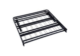 305957T Mabel Metal Twin Mattress Support Platform Bed Black