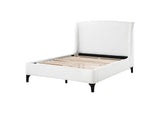 306020KE Mosby Upholstered Eastern King Wingback Bed Snow