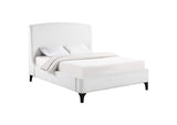 306020Q Mosby Upholstered Queen Wingback Bed Snow