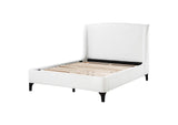 306020Q Mosby Upholstered Queen Wingback Bed Snow