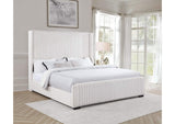 306051KW Natasha 65-inch Upholstered California King Bed Cream