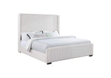 306051KW Natasha 65-inch Upholstered California King Bed Cream