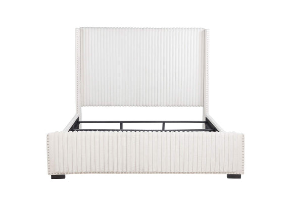 306051KW Natasha 65-inch Upholstered California King Bed Cream