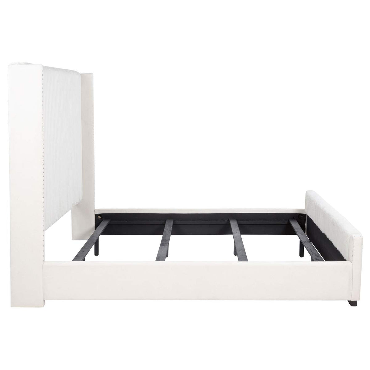306051KW Natasha 65-inch Upholstered California King Bed Cream