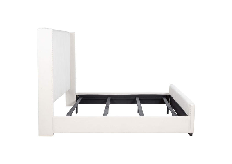 306051KW Natasha 65-inch Upholstered California King Bed Cream