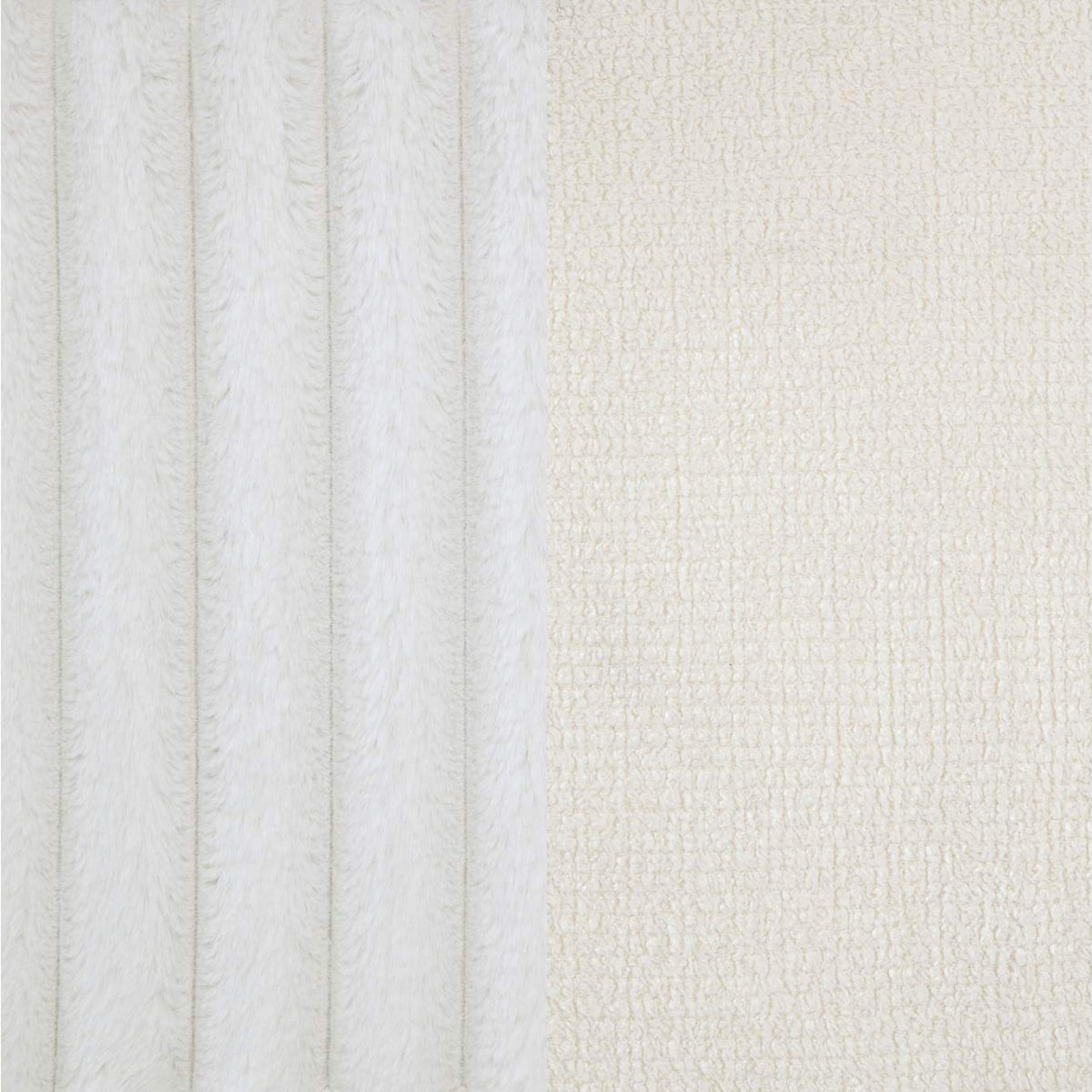 306051Q Natasha 65-inch Upholstered Queen Wingback Bed Cream