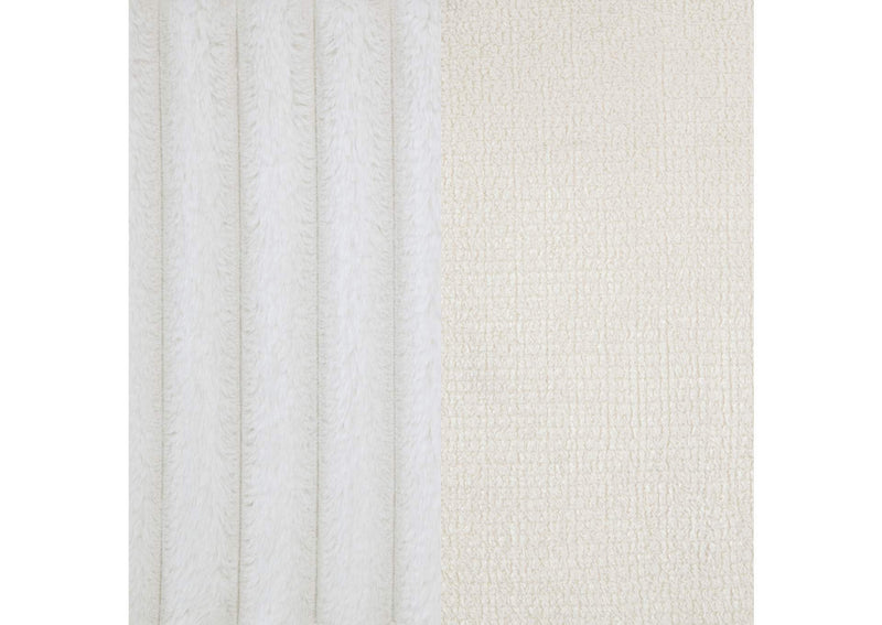 306051Q Natasha 65-inch Upholstered Queen Wingback Bed Cream