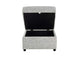 U9401-NICKEL-OTT_W_STORAGE U9401 NICKEL SOFA BED OTTOMAN WITH STORAGE