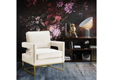 TOV-S68199 Avery Cream Velvet Chair
