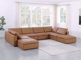 1100 - Top-Grain Italian Leather 8-Piece Sectional With Chaise