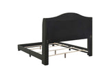 310072Q Sonoma Upholstered Queen Wingback Bed Grey