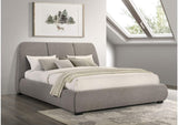 310090KE Mokena 46-inch Upholstered Eastern King Platform Bed Taupe