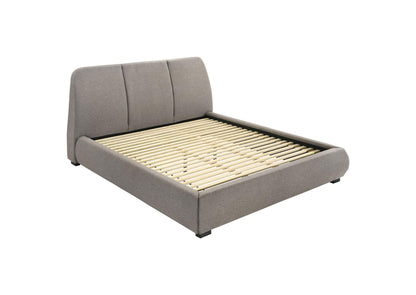 310090KE Mokena 46-inch Upholstered Eastern King Platform Bed Taupe