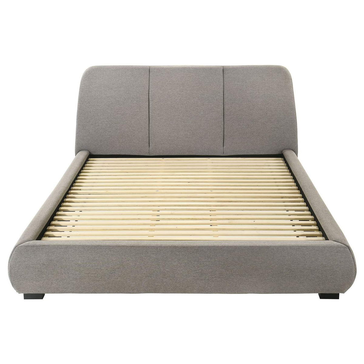 310090KE Mokena 46-inch Upholstered Eastern King Platform Bed Taupe