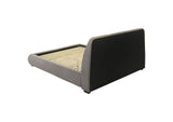 310090KE Mokena 46-inch Upholstered Eastern King Platform Bed Taupe