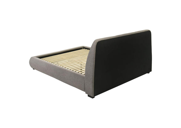 310090KE Mokena 46-inch Upholstered Eastern King Platform Bed Taupe