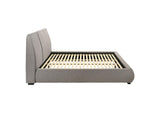 310090KE Mokena 46-inch Upholstered Eastern King Platform Bed Taupe