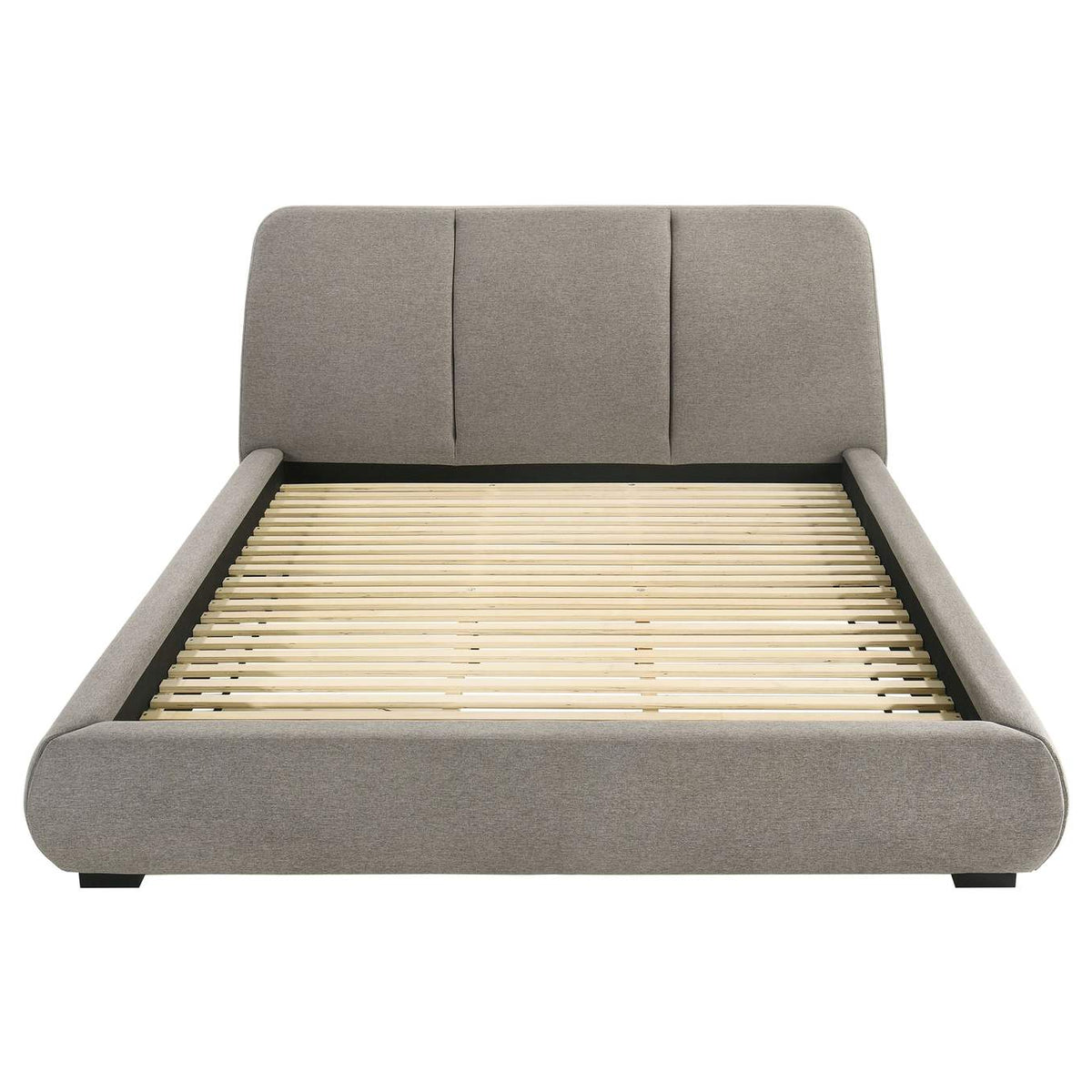 310090KW Mokena 46-inch Upholstered California King Platform Bed Taupe