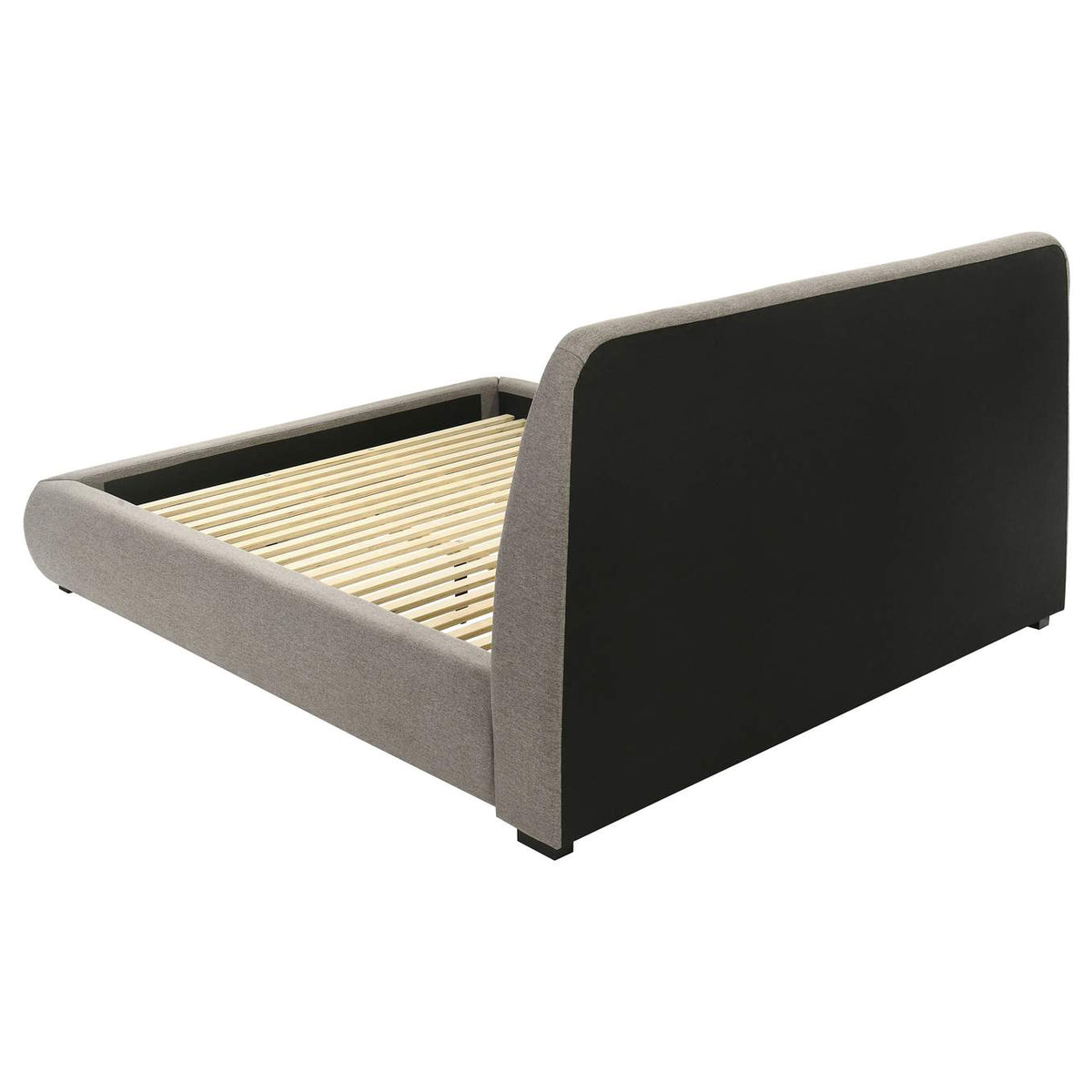 310090KW Mokena 46-inch Upholstered California King Platform Bed Taupe