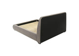 310090KW Mokena 46-inch Upholstered California King Platform Bed Taupe