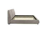 310090KW Mokena 46-inch Upholstered California King Platform Bed Taupe
