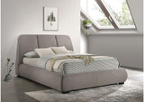 310090Q Mokena 46-inch Upholstered Queen Platform Bed Taupe
