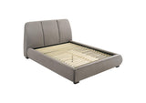 310090Q Mokena 46-inch Upholstered Queen Platform Bed Taupe