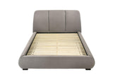 310090Q Mokena 46-inch Upholstered Queen Platform Bed Taupe