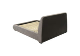 310090Q Mokena 46-inch Upholstered Queen Platform Bed Taupe