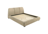 310091KW Mokena 46-inch Upholstered California King Platform Bed Brown