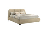 310091KW Mokena 46-inch Upholstered California King Platform Bed Brown