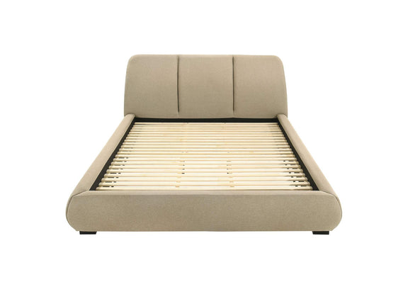 310091KW Mokena 46-inch Upholstered California King Platform Bed Brown