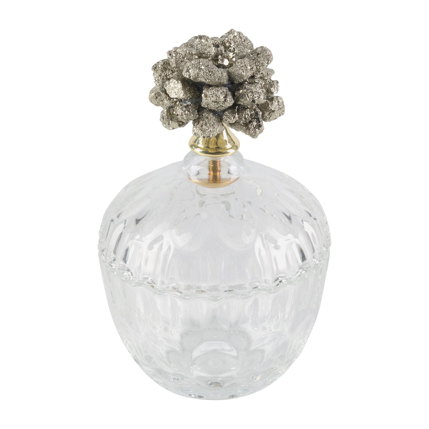 6" Stella Small Stone And Jar - Clear / Frost