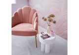 TOV-O44065 Delta Ivory Concrete Side Table