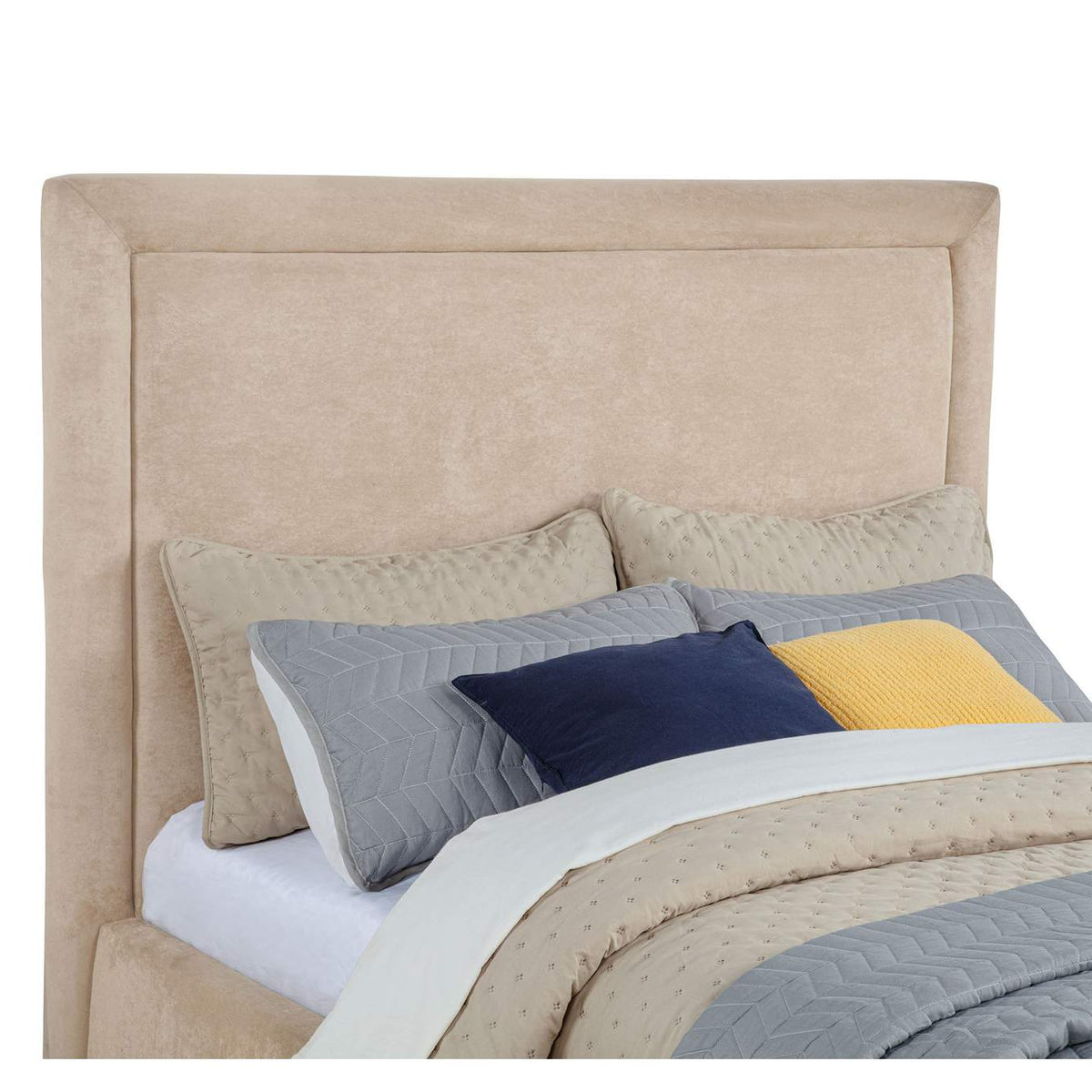 315835LF Lawson 54-inch Upholstered Full Platform Bed Light Saddle