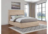 315835LKE Lawson 54-inch Upholstered Eastern King Platform Bed Saddle