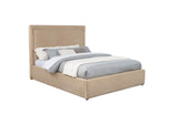 315835LQ Lawson 54-inch Upholstered Queen Platform Bed Light Saddle