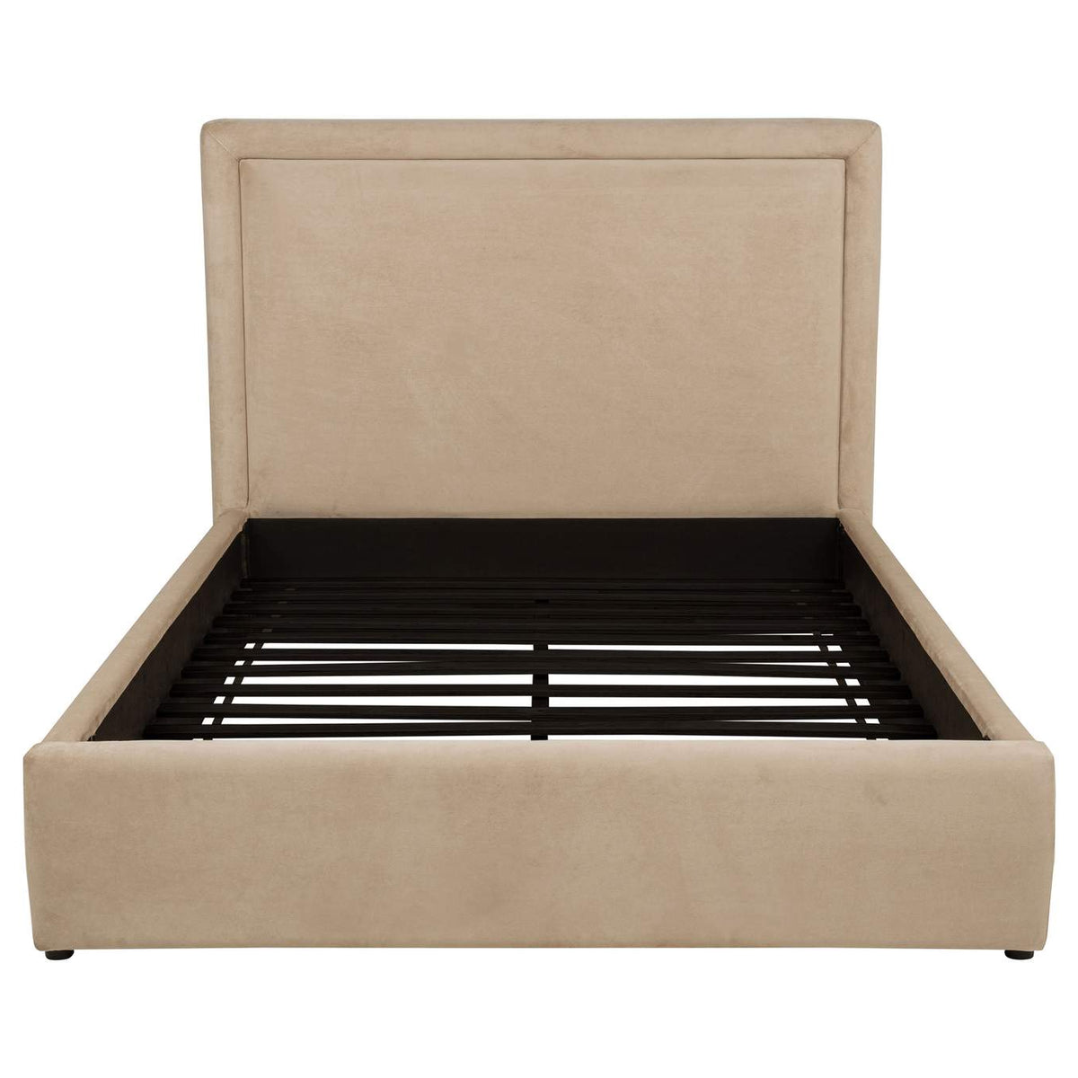 315835LQ Lawson 54-inch Upholstered Queen Platform Bed Light Saddle